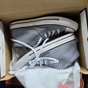 Converse Gray Canvas High-Tops